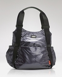 Fusing functionality with design, storksak's pocket-trimmed baby bag is a modern mom's essential. A thermo-insulated holder keeps bottles warm, while the roomy wipe-clean interior ensures your babe's essentials are stowed without fuss. Fusing functionality with design, storksak's pocket-trimmed baby bag is a modern mom's essential. A thermo-insulated holder keeps bottles warm, while the roomy wipe-clean interior ensures your babe's essentials are stowed without fuss.