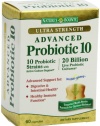 Nature's Bounty Ultra Probiotic 10, 60 Count