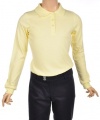 Nautica L/S Polo Shirt with Picot Collar (Sizes 7 - 16) - yellow, 12 - 14