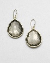 From the Rock Candy® Collection. Faceted pyrite doublet in a teardrop shape set in radiant 18k gold. 18k goldPyrite doubletDrop, about 1.5Hook backImported 
