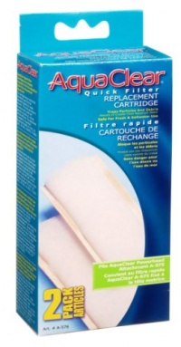 AquaClear Quick Filter Refill Cartridge for AquaClear Quick Filter Powerhead Attachment (A578) - 2-Pack AquaClear Quick Filter Refill Cartridge for AquaClear Quick Filter Powerhead Attachment (A578) - 2-Pack
