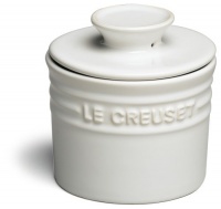 Le Creuset Stoneware Butter Crock, White Le Creuset Stoneware Butter Crock, White