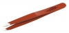 Tweezerman  Stainless Steel Slant Tweezer, Red
