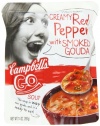 Campbell's Go Soup, Creamy Red Pepper with Smoked Gouda, 14-Ounce Microwavable Pouch