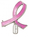 In support of Breast Cancer Awareness Month and in commemorative memory of Evelyn Lauder's legacy, Clinique has created the Clinique Courage Pin: a limited-edition pink ribbon pin with a white Clinique C charm hanging from the center. Clinique will donate $2 from every sale of this limited-edition Courage Pin to The Breast Cancer Research Foundation® while supplies last. Made in China. 