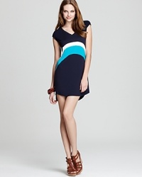 Three Dots Colorblock Dress Three Dots Colorblock Dress