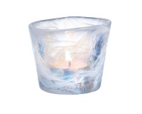 Kosta Boda Mine Votive, White