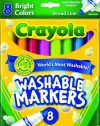 Crayola 8 Count Washable Bright Markers