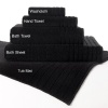 Cotton Craft - Super Zero Twist Hand Towel 16x30 Black - 7 Star Hotel Bath Collection Pure 615 Gram Cotton - Soft as a Cloud - Each item sold separately, this is not a set