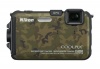 Nikon COOLPIX AW100 16 MP CMOS Waterproof Digital Camera with GPS and Full HD 1080p Video (Camouflage)