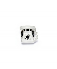 The vintage-style telephone rendered in sterling silver proves a cute conversation piece. Donatella is a playful collection of charm bracelets and necklaces that can be personalized to suit your style! Available exclusively at Macy's. The vintage-style telephone rendered in sterling silver proves a cute conversation piece. Donatella is a playful collection of charm bracelets and necklaces that can be personalized to suit your style! Available exclusively at Macy's.