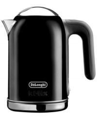 Follow the color code. This iconic tea kettle lights up your kitchen with a bold, iconic design and heats up water with professional ease. Holding up to 1.6 liters, the kettle purifies water with a removable lime scale filter and allows for cord-free operation with a detachable base. A flip-top lid and water level indicator make filling and pouring a breeze. Model DSJ04. Follow the color code. This iconic tea kettle lights up your kitchen with a bold, iconic design and heats up water with professional ease. Holding up to 1.6 liters, the kettle purifies water with a removable lime scale filter and allows for cord-free operation with a detachable base. A flip-top lid and water level indicator make filling and pouring a breeze. Model DSJ04.