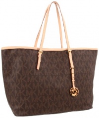 Michael Kors Jet Set Travel Tote Women's Handbag Brown Michael Kors Jet Set Travel Tote Women's Handbag Brown