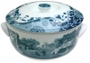 Spode Blue Italian Round Covered Deep Dish