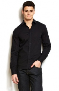 Armani Exchange Mens Logo Placket Shirt Armani Exchange Mens Logo Placket Shirt