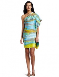 Calvin Klein Women's One Shoulder Dress Calvin Klein Women's One Shoulder Dress