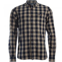 Fred Perry Men's Homespun Gingham Work Shirt Fred Perry Men's Homespun Gingham Work Shirt