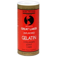 Great Lakes Unflavored Gelatin, Kosher, 16-Ounce Can (Pack of 2)