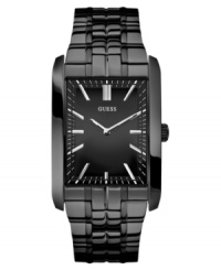This dress watch from GUESS is a modern marvel that rocks the black-on-black trend. This dress watch from GUESS is a modern marvel that rocks the black-on-black trend.