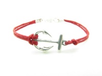 Adjustable Antique Silver Vintage Silver Anchor Bacelet Anchor Bracelet with Red Rope Cuff Bracelet Vintage Bracelet 839s Adjustable Antique Silver Vintage Silver Anchor Bacelet Anchor Bracelet with Red Rope Cuff Bracelet Vintage Bracelet 839s