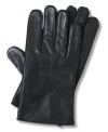 These sleek leather gloves from Ralph Lauren add sophistication to your cold-weather style.