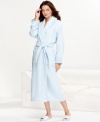 Transport yourself to the spa with this waffle terry robe by Charter Club.