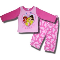 Disney Princess Princess Hearts 2 piece fleece pajamas for toddler girls - 4T Disney Princess Princess Hearts 2 piece fleece pajamas for toddler girls - 4T