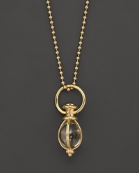 Rock crystal amulet. Designed by Temple St. Clair. Rock crystal amulet. Designed by Temple St. Clair.