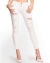 GUESS Kate Destroyed White Skinny Jeans