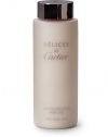 A symbol of uttermost femininity, this playful scent shines with timeless luminosity. Body Lotion moisturizes skin and leaves it lightly scented with the distinctive fruity floral notes of Délices de Cartier. 6.75 oz. 