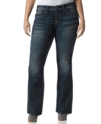 Pair the season's most-wanted tops with Silver Jeans' bootcut plus size jeans!