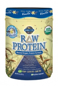 Garden of Life Raw Organic Protein Vanilla, 631 Gram