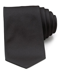 An essential component of your dress wardrobe, the solid tie makes a strong statement in soft, sateen silk. An essential component of your dress wardrobe, the solid tie makes a strong statement in soft, sateen silk.