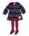 GUESS Kids Girls Striped Sweater Dress, MULTICOLORED (12M)