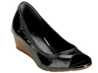 New Cole Haan Air Tali Open Toe Wedge 40 Black Patent 7.5 Womens Shoes New Cole Haan Air Tali Open Toe Wedge 40 Black Patent 7.5 Womens Shoes