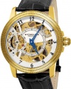 Stuhrling Original Men's 228.3335K2 Symphony Saturnalia Brumalia Mechanical Skeleton Gold Tone Watch