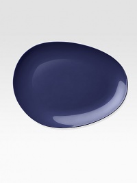 A clean, modern design in porcelain, saturated with the kind of versatility and rich color that brings any table alive. From the Pebblestone CollectionPorcelain15¾W X 12¼LMicrowave- & dishwasher-safeImported A clean, modern design in porcelain, saturated with the kind of versatility and rich color that brings any table alive. From the Pebblestone CollectionPorcelain15¾W X 12¼LMicrowave- & dishwasher-safeImported
