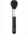 Fine quality loose powder brush of soft goat hair eliminates flyaway powder, blending makeup to create a flawless finish. Imported. 