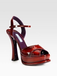 Impeccably crafted in Italy of rich leather with detailed stitching and a towering heel. Self-covered heel, 5 (125mm)Covered platform, 1½ (40mm)Compares to a 3½ heel (90mm)Leather upperAdjustable ankle strapLeather lining and solePadded insoleMade in Italy Impeccably crafted in Italy of rich leather with detailed stitching and a towering heel. Self-covered heel, 5 (125mm)Covered platform, 1½ (40mm)Compares to a 3½ heel (90mm)Leather upperAdjustable ankle strapLeather lining and solePadded insoleMade in Italy