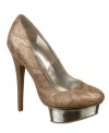 The shimmery metallic Olivia pumps by Fergie are a fashion-forward treat for your feet.
