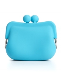 Fun, functional and durable, this silicone coin purse comes in a range of hot hues and seals with a kiss (clasp). Part of our new & exciting one-stop gift shop. Fun. Magical. Finds. Creatively boxed. Ready to give. Fun, functional and durable, this silicone coin purse comes in a range of hot hues and seals with a kiss (clasp). Part of our new & exciting one-stop gift shop. Fun. Magical. Finds. Creatively boxed. Ready to give.