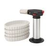 BonJour Crème Brûlée Set Deluxe includes Culinary Torch and 4 Oval Ramekins