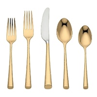 Lightly hammered handles of the finest quality stainless steel make Imperial Caviar place settings well suited for every day and entertaining. A slender silhouette and angled tip complete the look with the chic brilliance of Marchesa by Lenox flatware. Lightly hammered handles of the finest quality stainless steel make Imperial Caviar place settings well suited for every day and entertaining. A slender silhouette and angled tip complete the look with the chic brilliance of Marchesa by Lenox flatware.