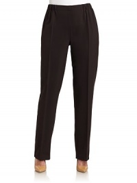THE LOOKElastic waistbandStraight-leg styleUnfinished hemTHE FITRise, about 12Inseam, about 34THE MATERIAL53% polyester/42% wool/5% elastaneCARE & ORIGINDry cleanMade in Italy THE LOOKElastic waistbandStraight-leg styleUnfinished hemTHE FITRise, about 12Inseam, about 34THE MATERIAL53% polyester/42% wool/5% elastaneCARE & ORIGINDry cleanMade in Italy