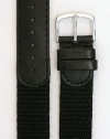 Men's Swiss Army Style Watchband - Color Black Size: 18mm Watch Band