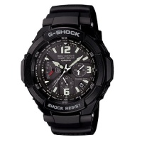 Casio Aviation Black Dial Black Rubber Mens Watch GW3000BB-1A Casio Aviation Black Dial Black Rubber Mens Watch GW3000BB-1A