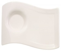 Villeroy & Boch New Wave Caffe 6-1/2- by 5-Inch Small Party Plate, set of 6