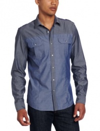 Calvin Klein Jeans Men's Color Block Woven Shirt Calvin Klein Jeans Men's Color Block Woven Shirt