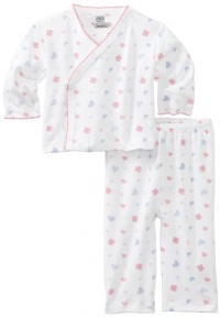 Noa Lily Baby-Girls Newborn Kimono Set with Butterflies, White, 9 Months Noa Lily Baby-Girls Newborn Kimono Set with Butterflies, White, 9 Months