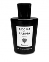 Gentle formula to leave hair slightly perfumed and skin fresh and soft. Lightly scented with refreshing notes of Acqu di Parma Colonia Essenza. Made in Italy. 6.7 oz. 